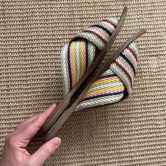 Diane con Furstenberg Cindy Slide Sandals, Ivory Multi, 39 - Picture 14 of 16